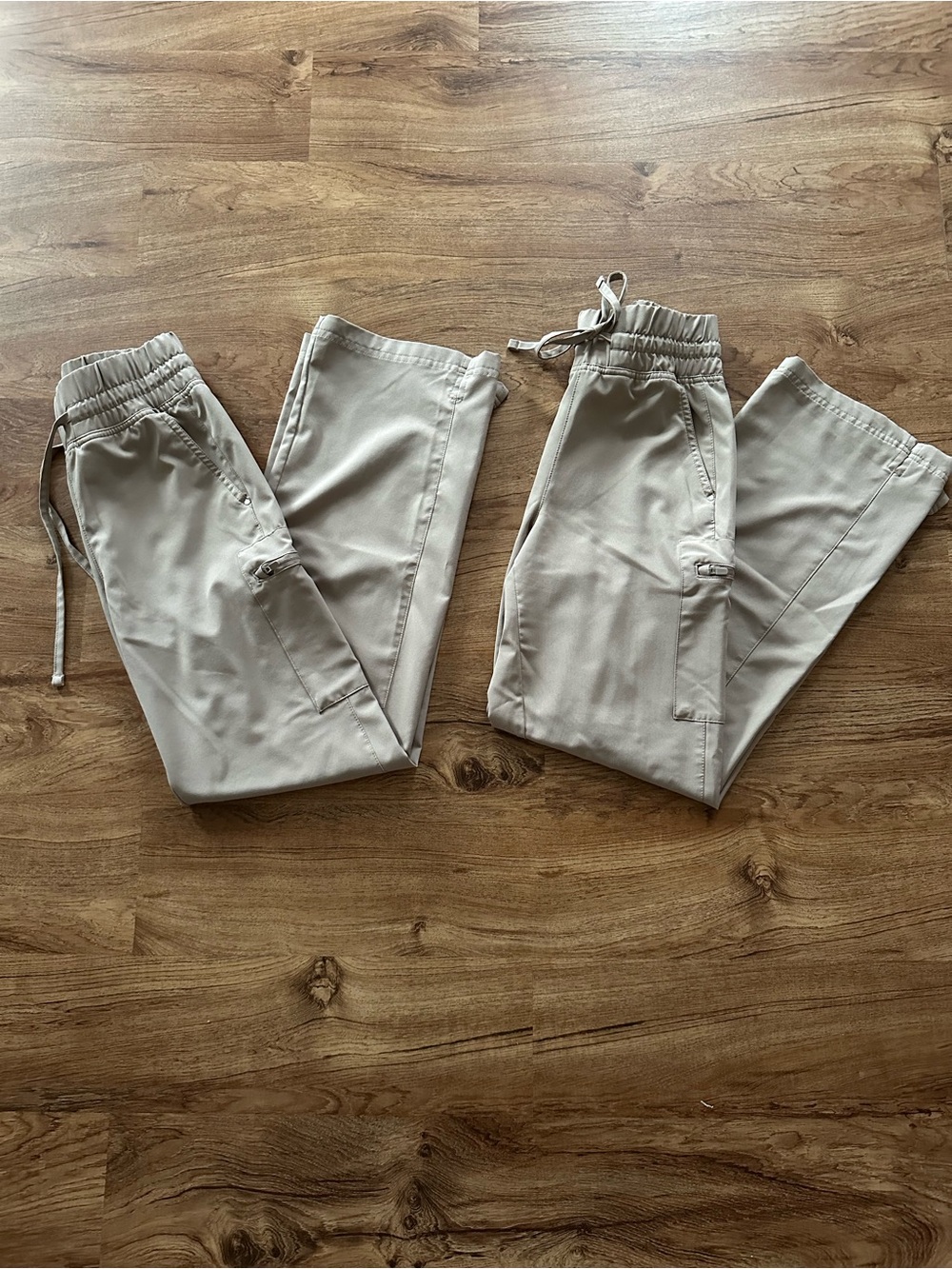Uniform Advantage Women's Wide Leg Scrub Pants in Khaki